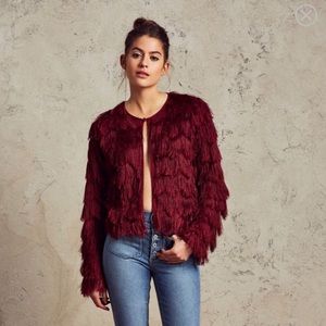 Tularosa Dresden Shaggy/Fringe Jacket
